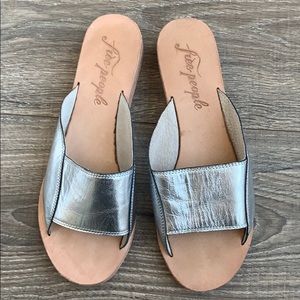 Free people daybird silver slides